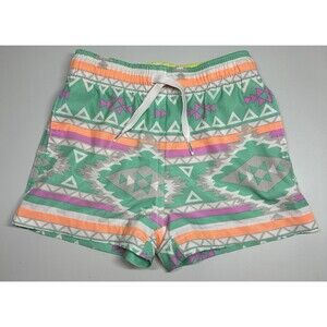 Chubbies Kids Lil Fuegos Size 2t-3t, Dad Match, Bright Aztec Neon, Pockets Lined